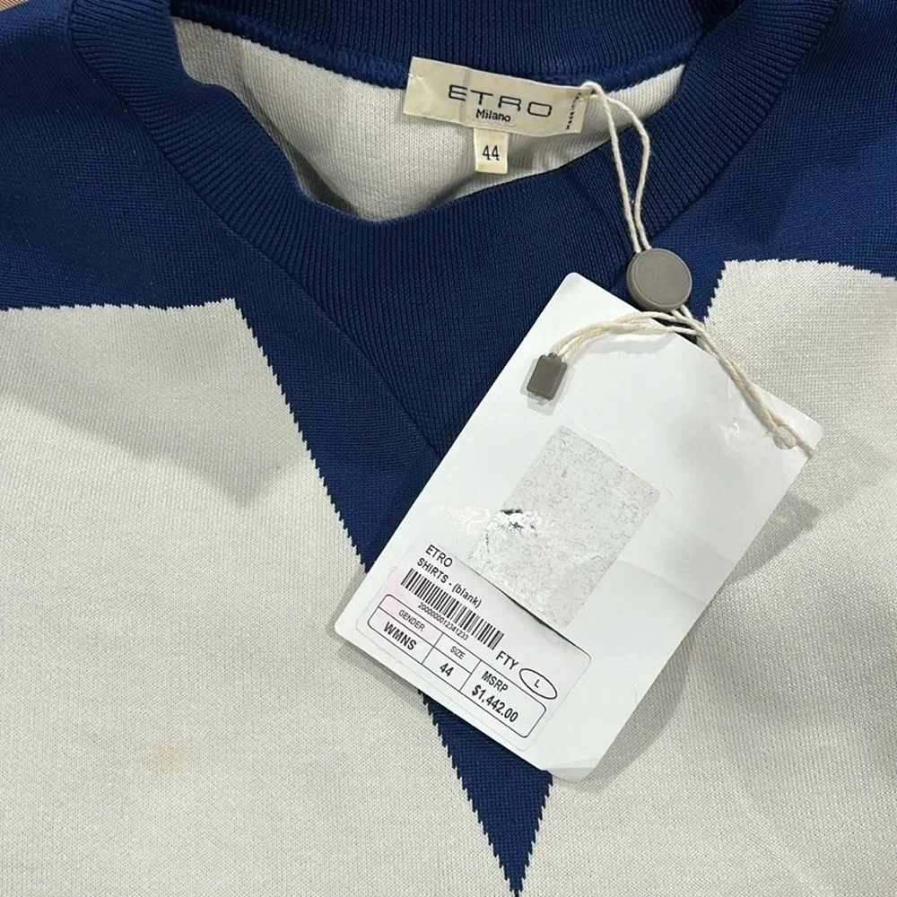 ETRO MILANO short sleeve sweater, NWT - Picture 5 of 7